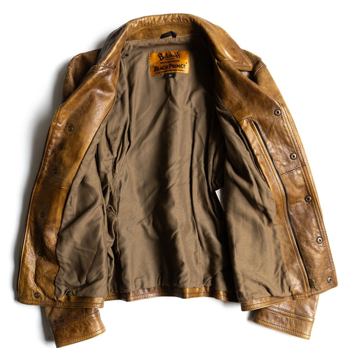 イタリア製】BELSTAFF【BLACK PRINCE レザー ライダースジャケット】M