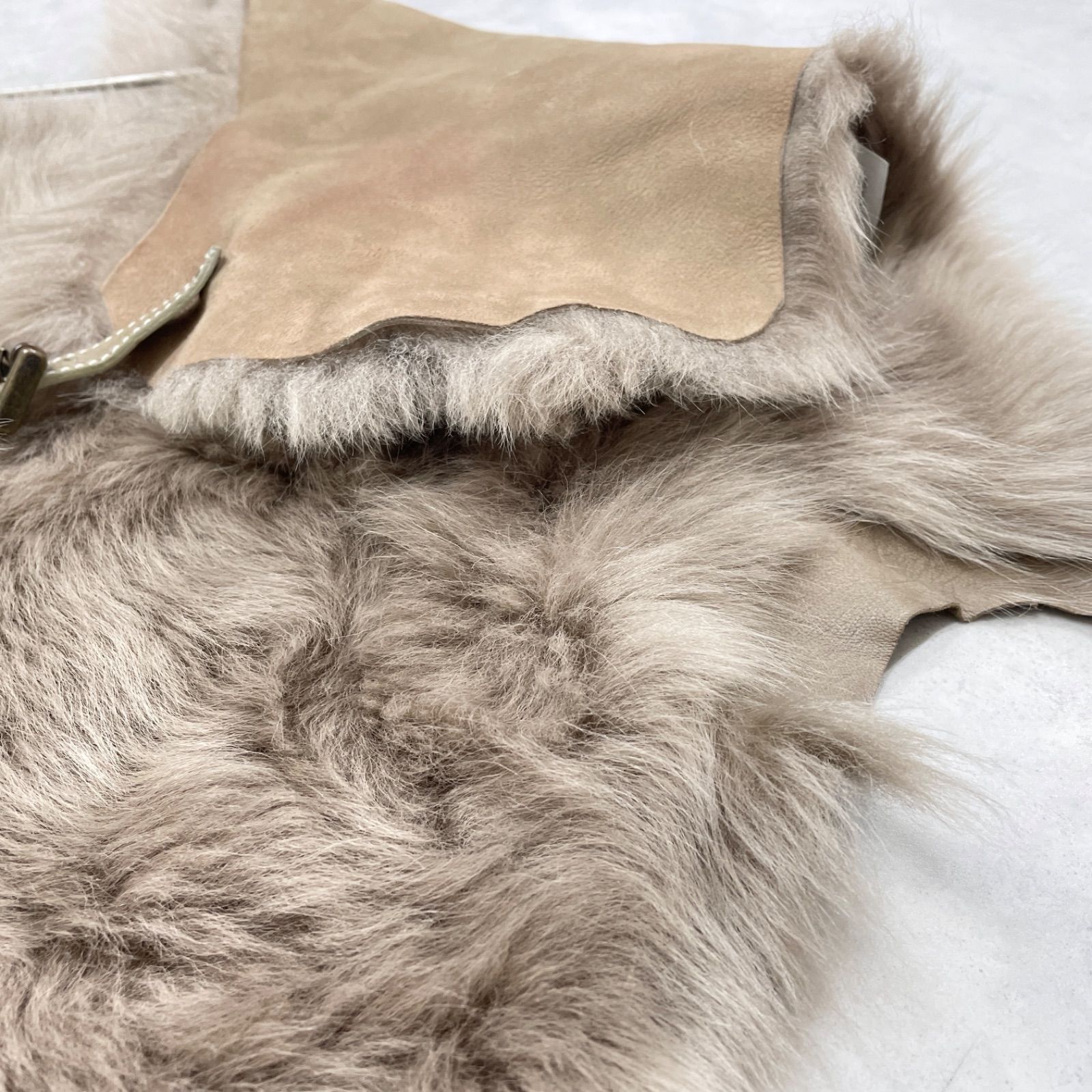 KARL DONOGHUE カールドノヒュー ムートンショール ストール 毛皮