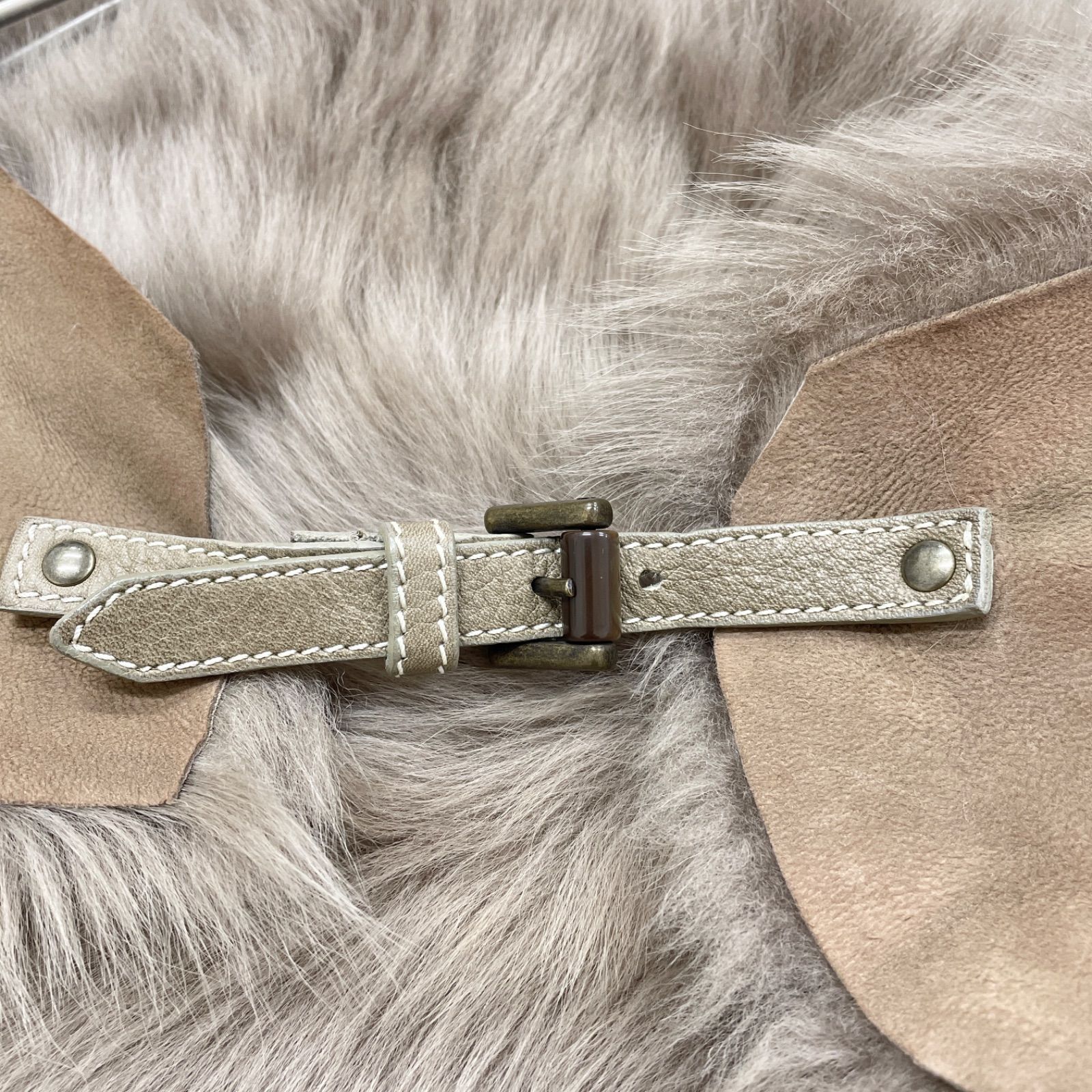 KARL DONOGHUE カールドノヒュー ムートンショール ストール 毛皮