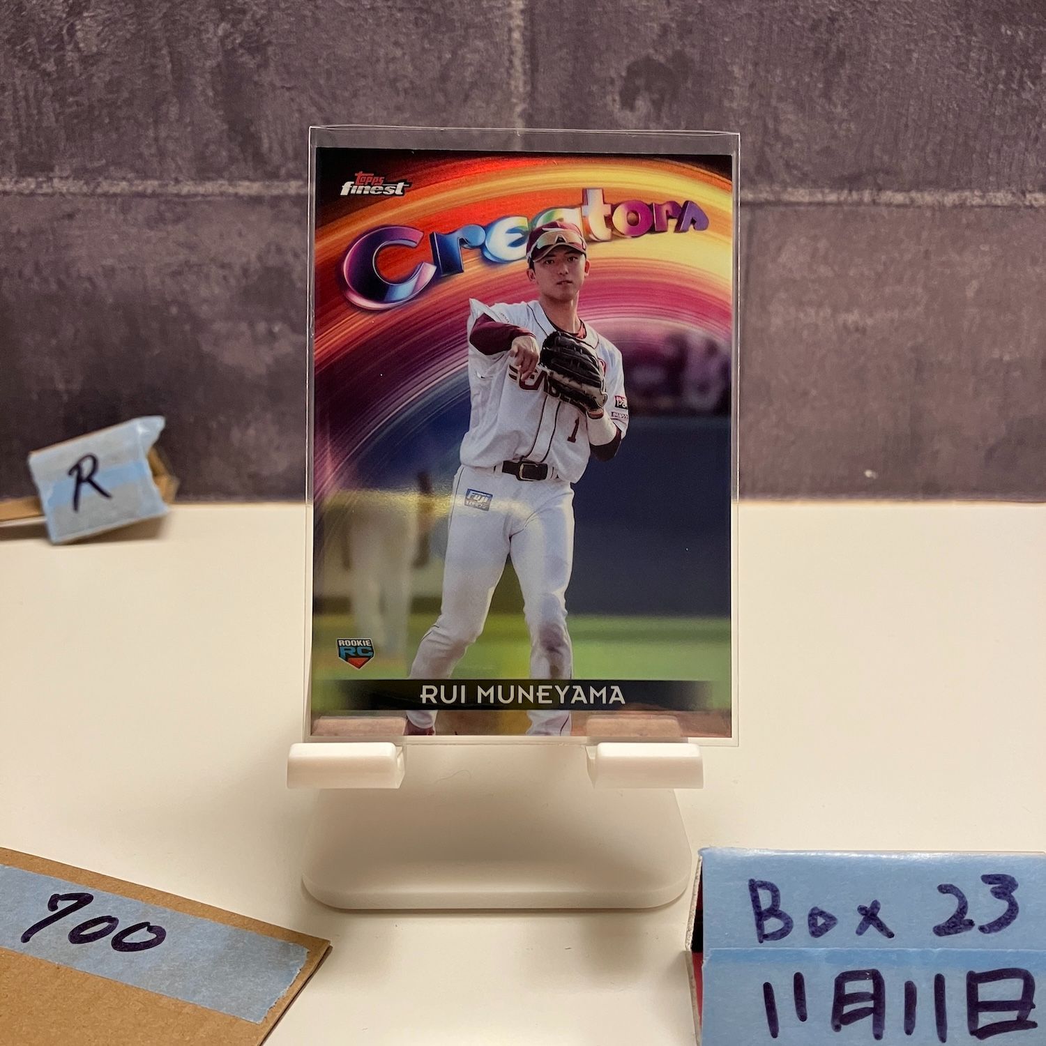 2025 Topps Finest 宗山塁 Rui Muneyama 東北楽天ゴールデンイーグルス 