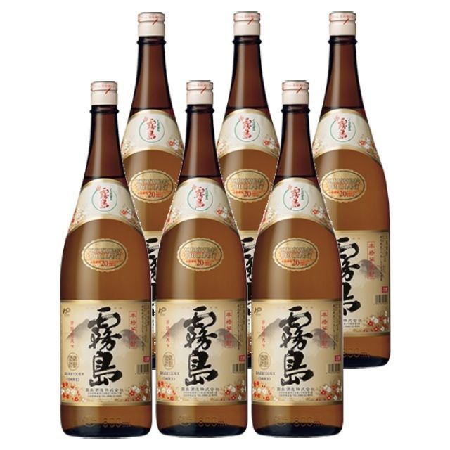 宮崎限定霧島(20度) 1800ml×6本。 芋焼酎 【公式通販】