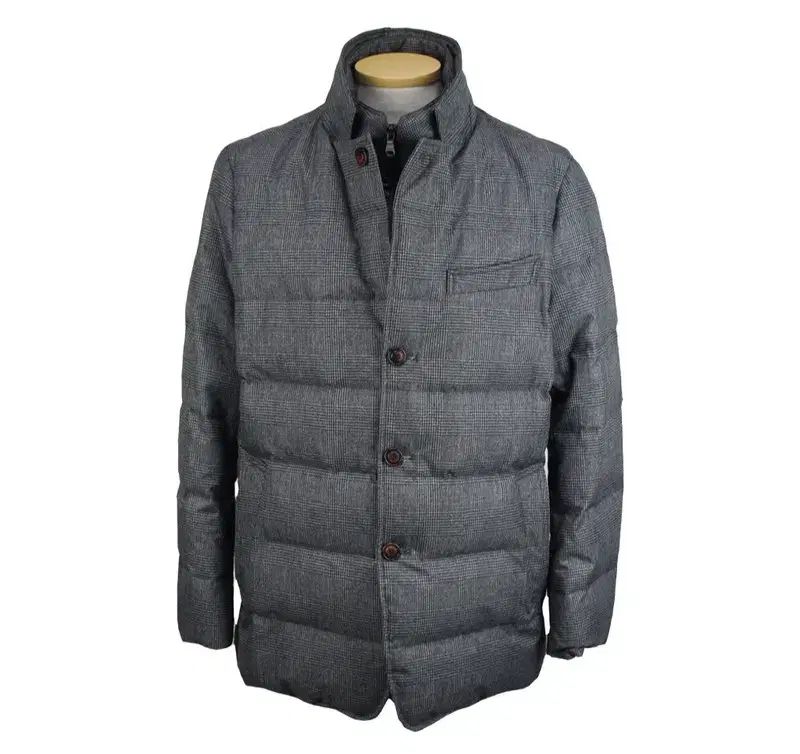 18999 OLZEN(オルゼン) グースダウン ダウン ブレーザー 100 グースファー ジャケット ブランド古着