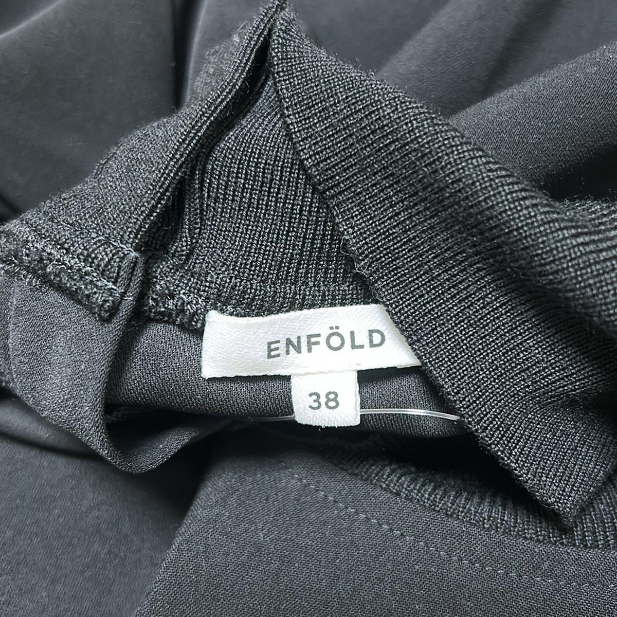ENFOLD(エンフォルド) チュニック サイズ38 M レディース - 黒