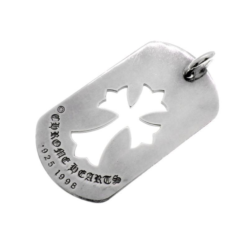 クロムハーツ　フォティドッグタグ　ラージドッグタグネックレストップ クロムハーツ カットアウトクロス ダガー ラージ ドッグタグ