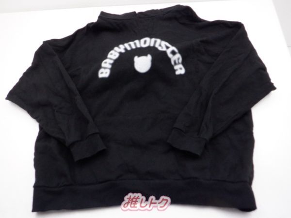 BABYMONSTER ジップフーディー BLACK 新品未開封 □ BABYMONSTER ジップフーディー ブラック Lサイズ ベビモン - メルカリ