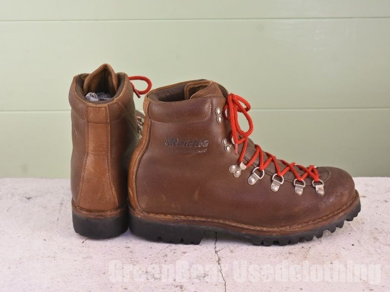 スイス製 Raichle ビンテージ トレッキングブーツ 茶 メンズ 8.5 M 26.5 cm Z 913