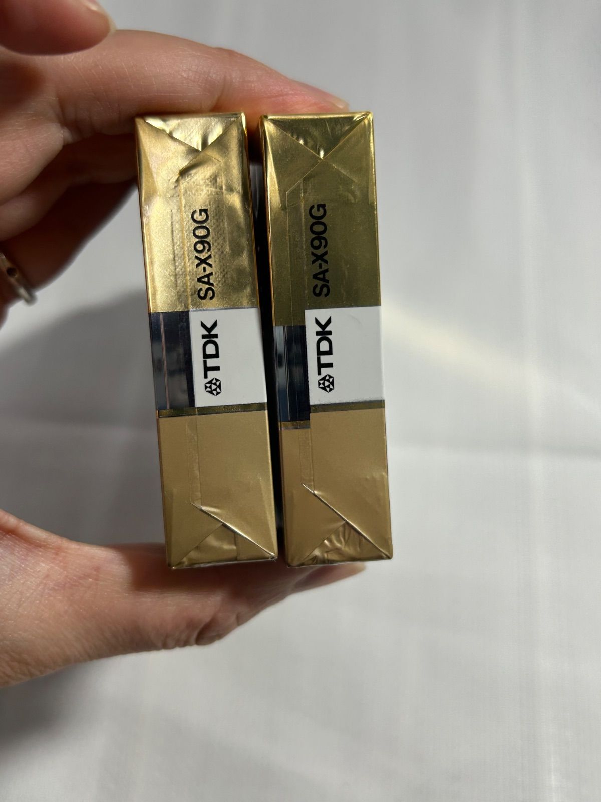 11700 TDK カセットテープ ハイポジ SA-X 90 2本セット 未使用 当時物