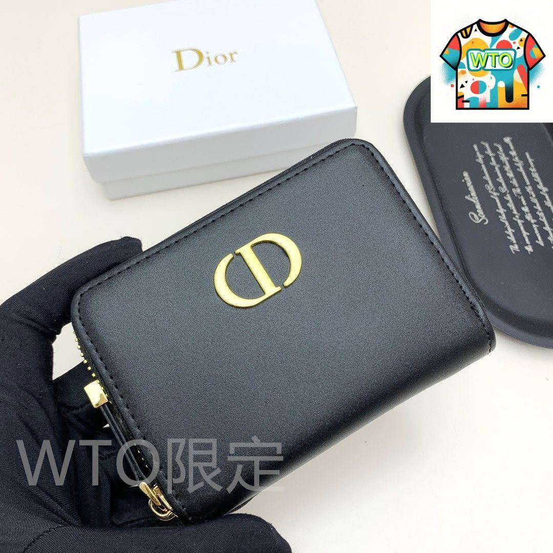 【新品・未使用】Dior ケース　レザー 即納！DIOR ビジネスカードホルダーディオール グラビティレザー (Dior