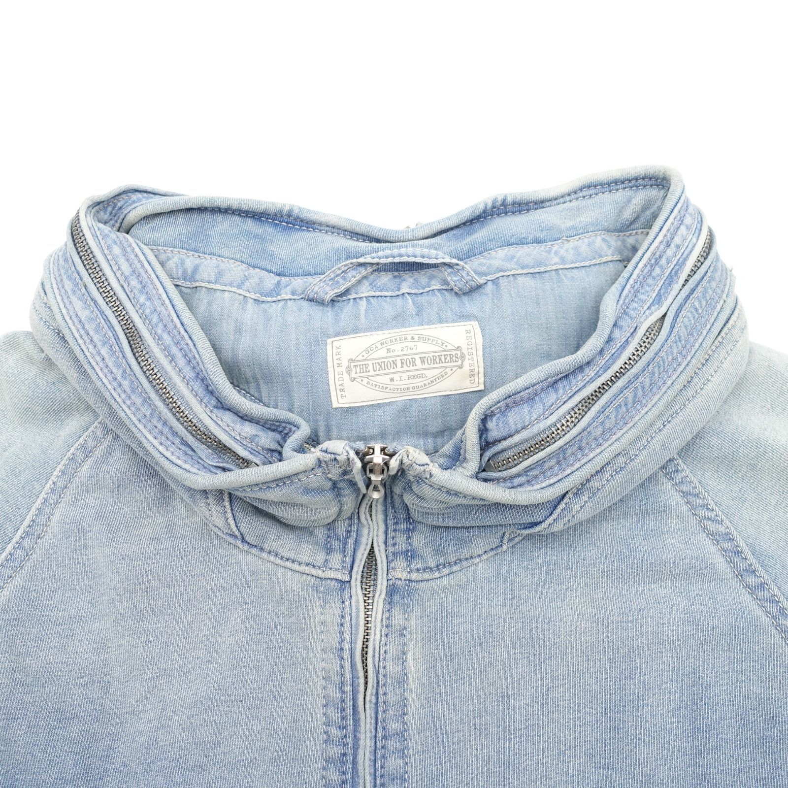 archive GOA denim hoodie bono パーカー Sサイズ ブルー y2k 平成