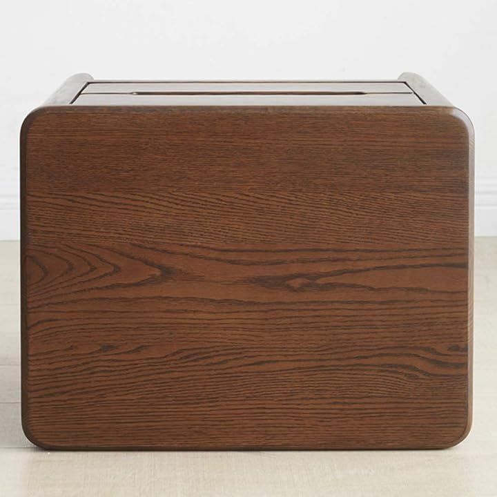 美品　MU RONG サイドテーブル アメリカオークウッド ナイトテーブル Amazon.co.jp: MU RONG サイドテーブル アメリカオークウッド ナイト