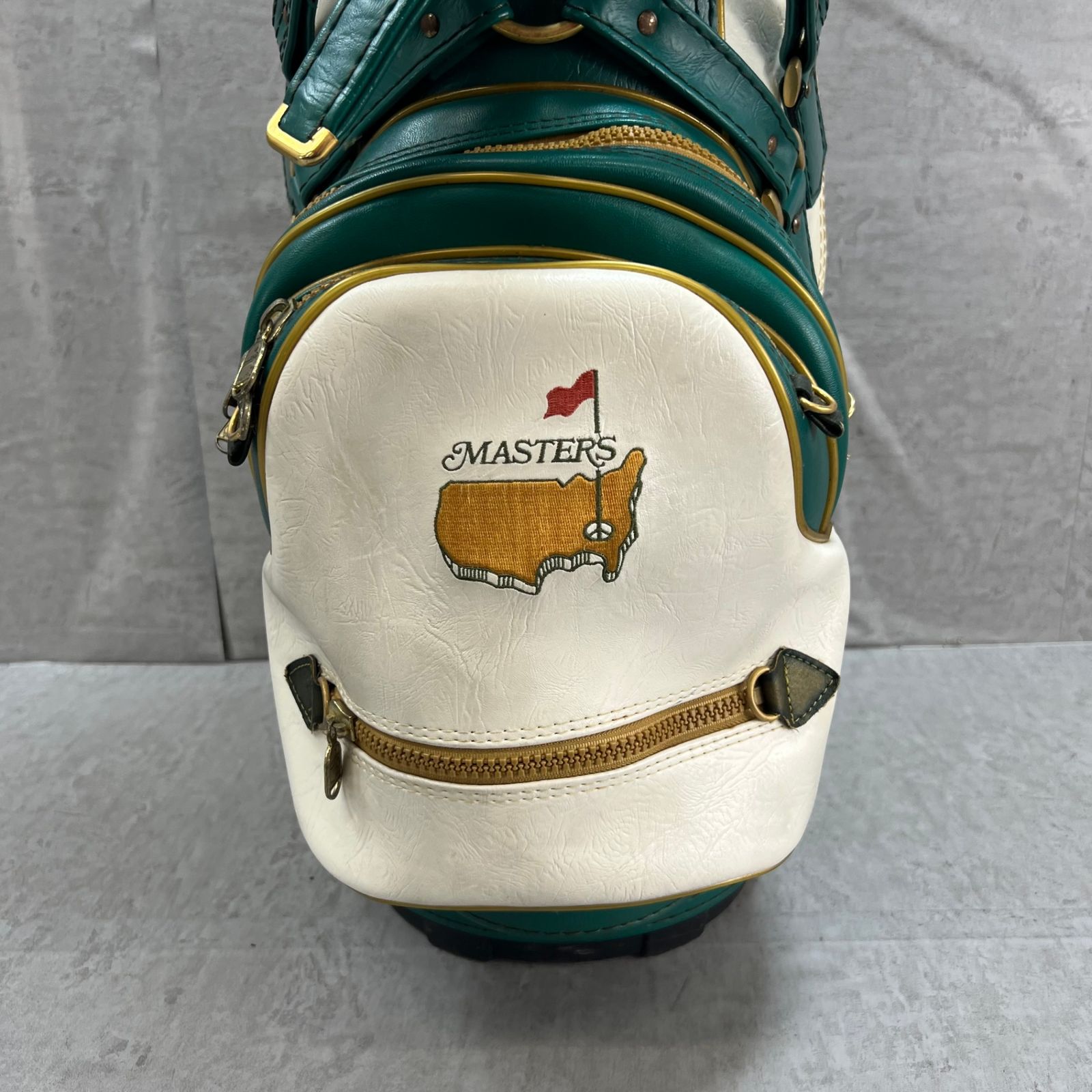 ミズノ マスターズ ゴルフ キャディバッグ 約9型 グリーン 緑 ラウンド