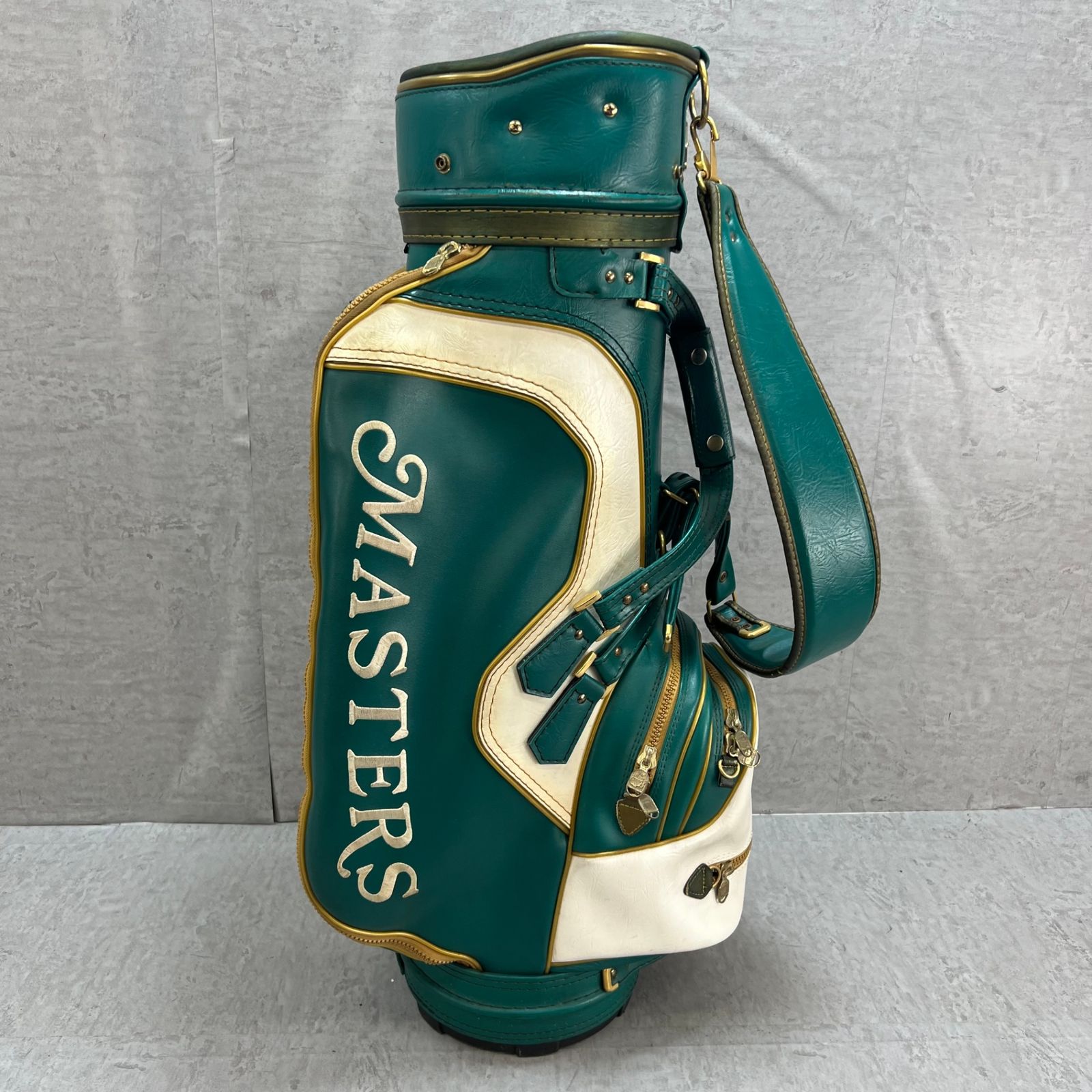 ミズノ MASTERS ゴルフバッグ キャディバッグ ミズノ マスターズ ゴルフ キャディバッグ 約9型 グリーン 緑 ラウンド