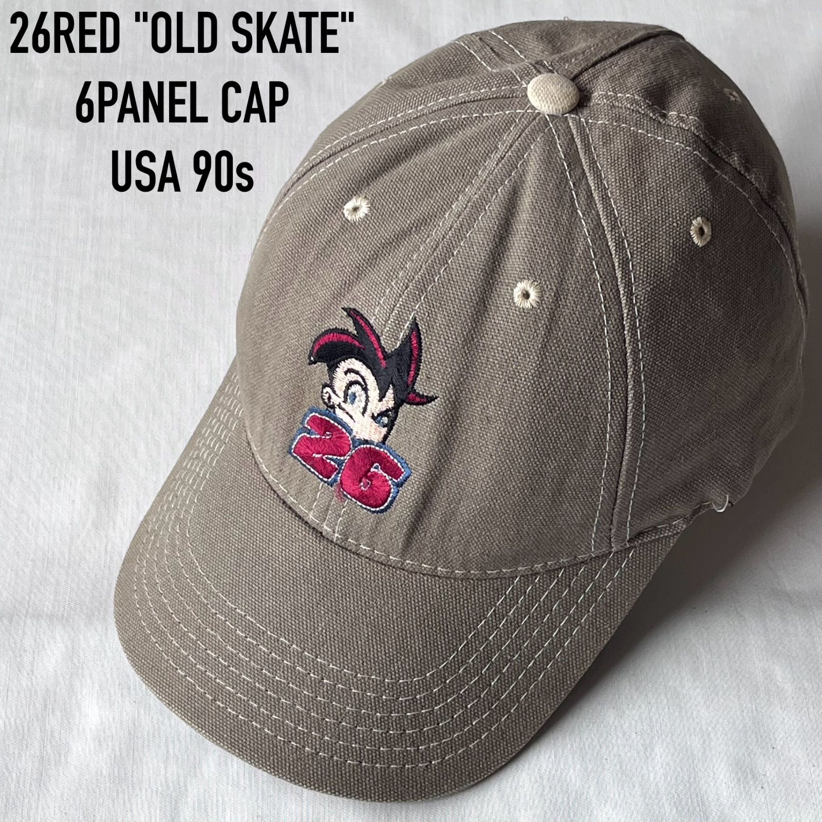 26RED トゥエンティシックスレッド キャップ CAP 90s USA製 オールド