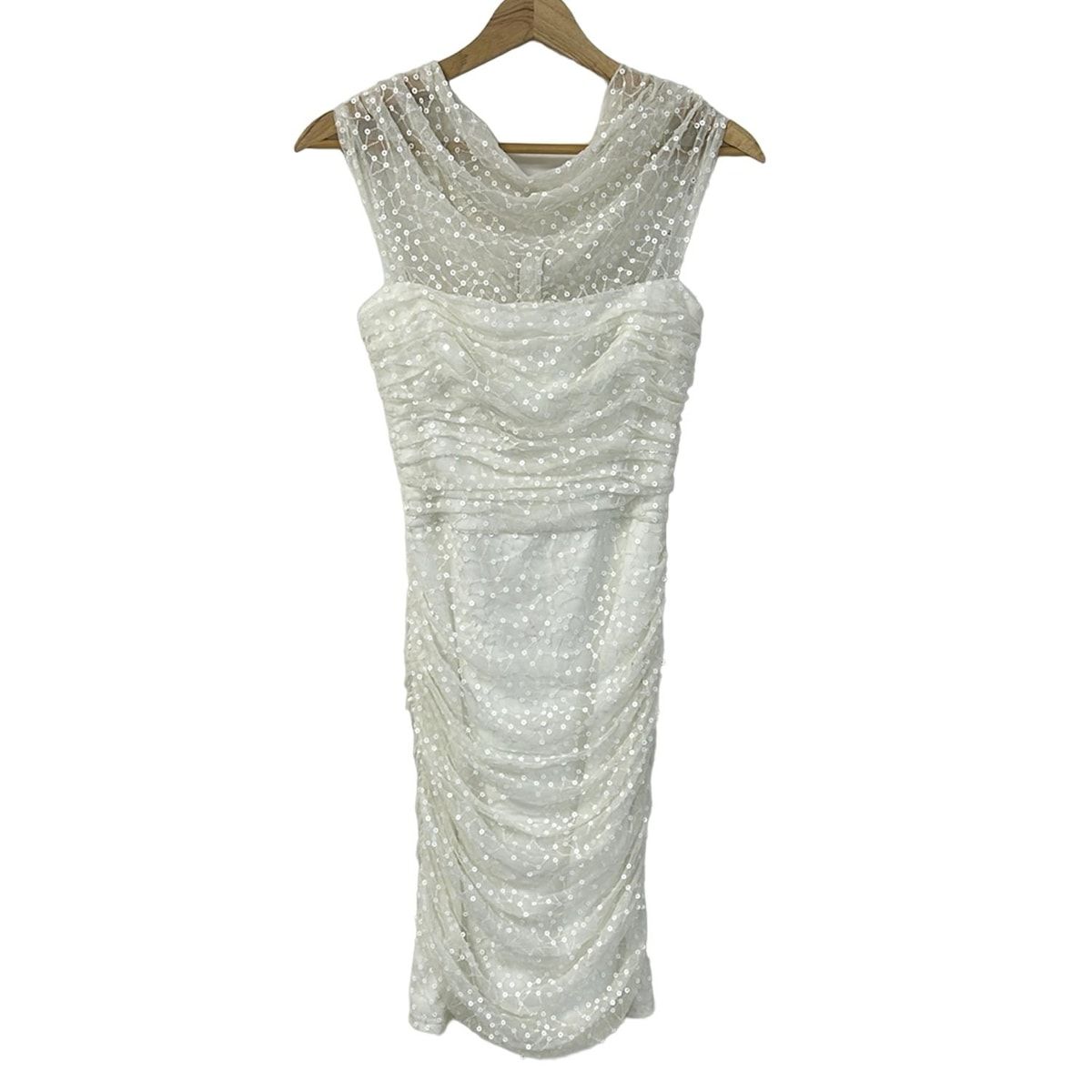 TADASHISHOJI(タダシショージ) ドレス サイズ2 M レディース - 白