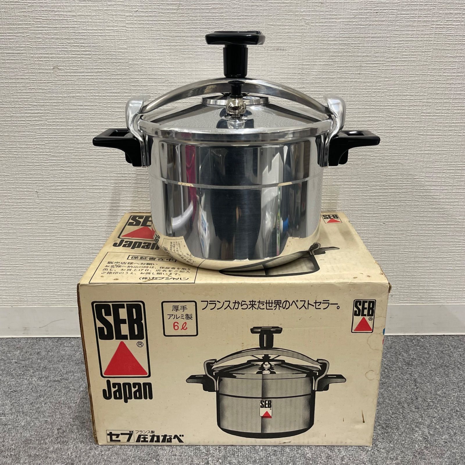 SEB Cocotte Minute 6L 圧力鍋 NPA】SEB cocotte minute セブ 圧力鍋 6L レトロ - メルカリ