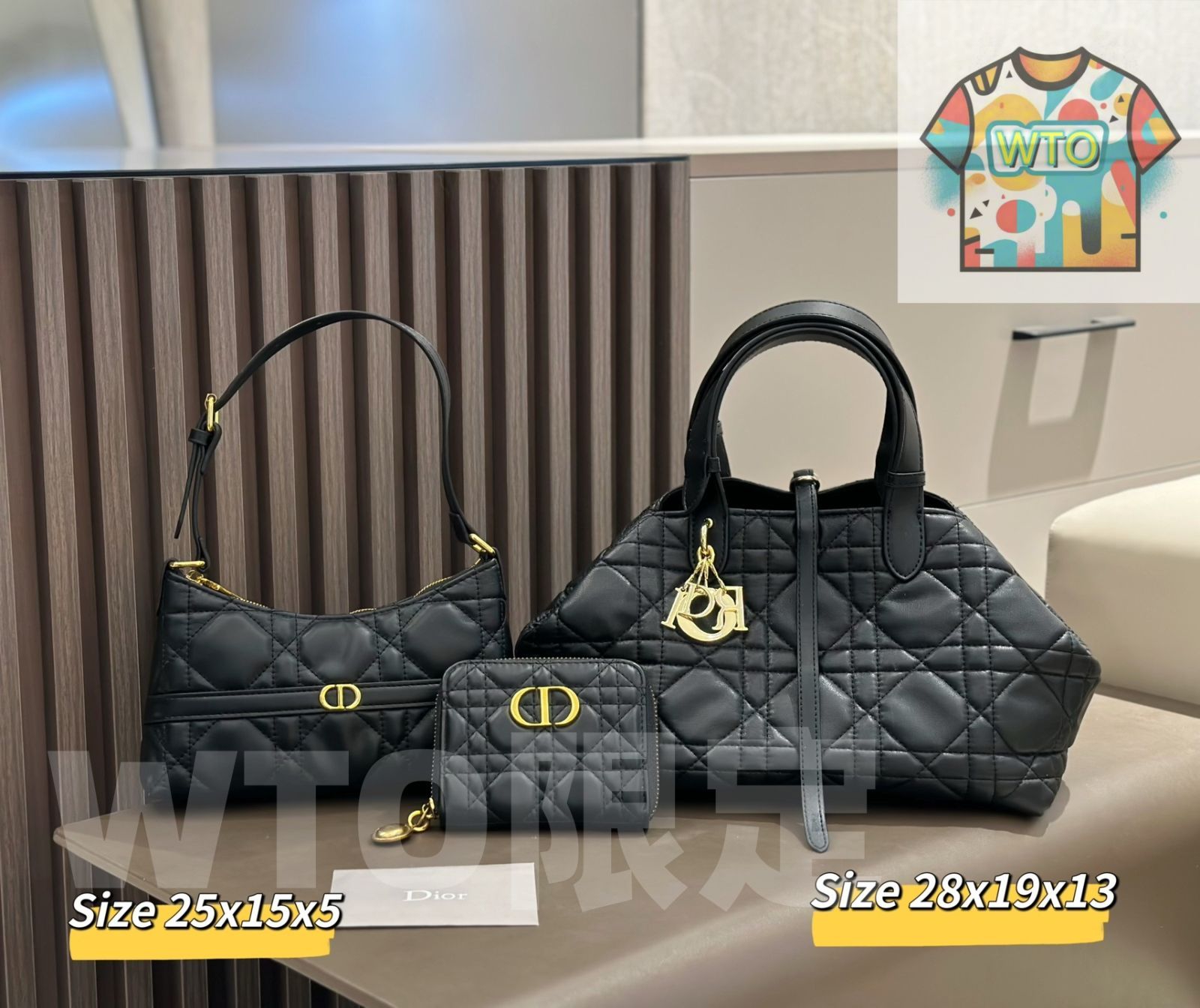 Dior ブラックベルベット ハンドバッグ 今日特価】Dior ディオール 組み合わせバッグ、3つの優恵価格 - メルカリ