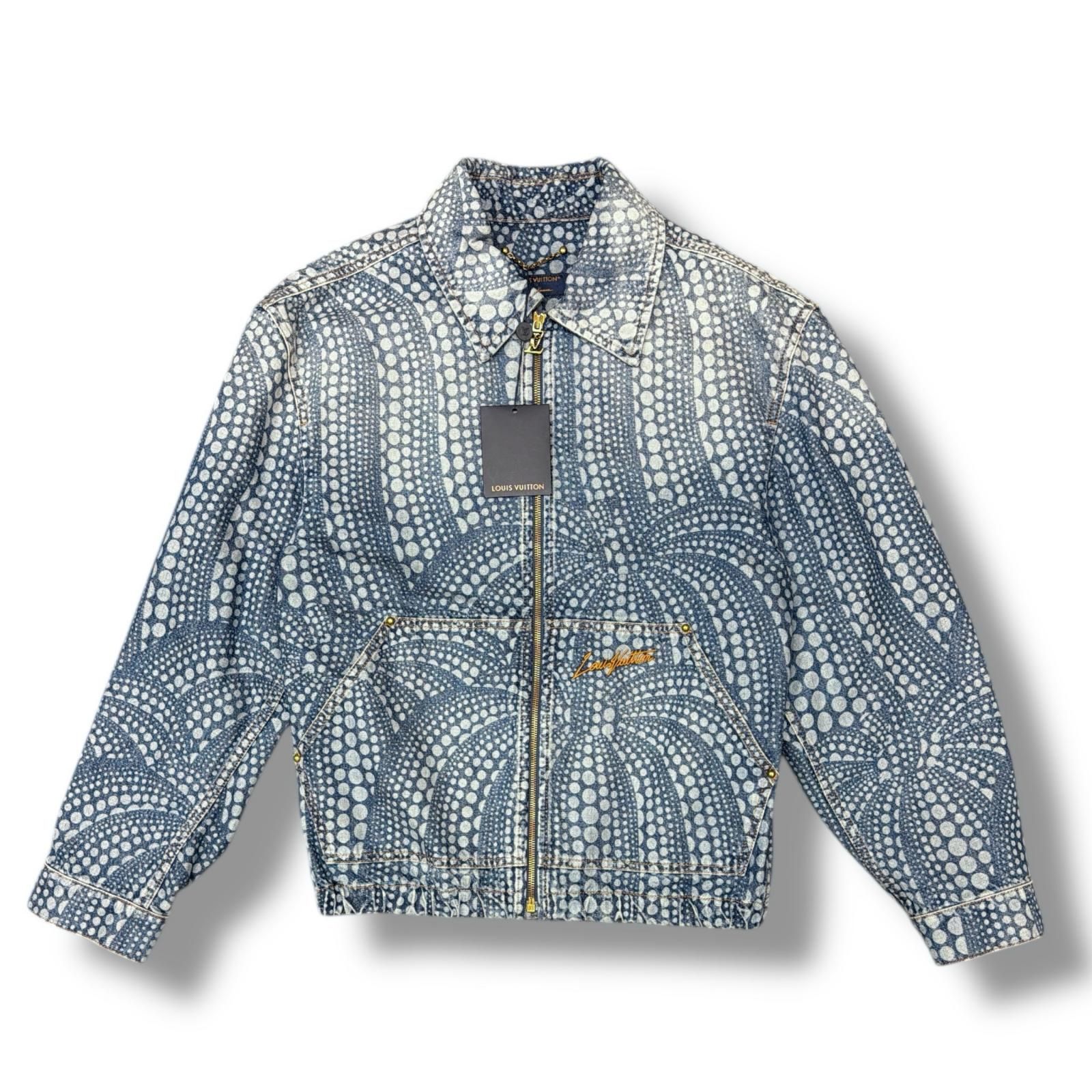 国内正規 未使用 LOUIS VUITTON YK Zipup Denim Bluzon Dot ジップ
