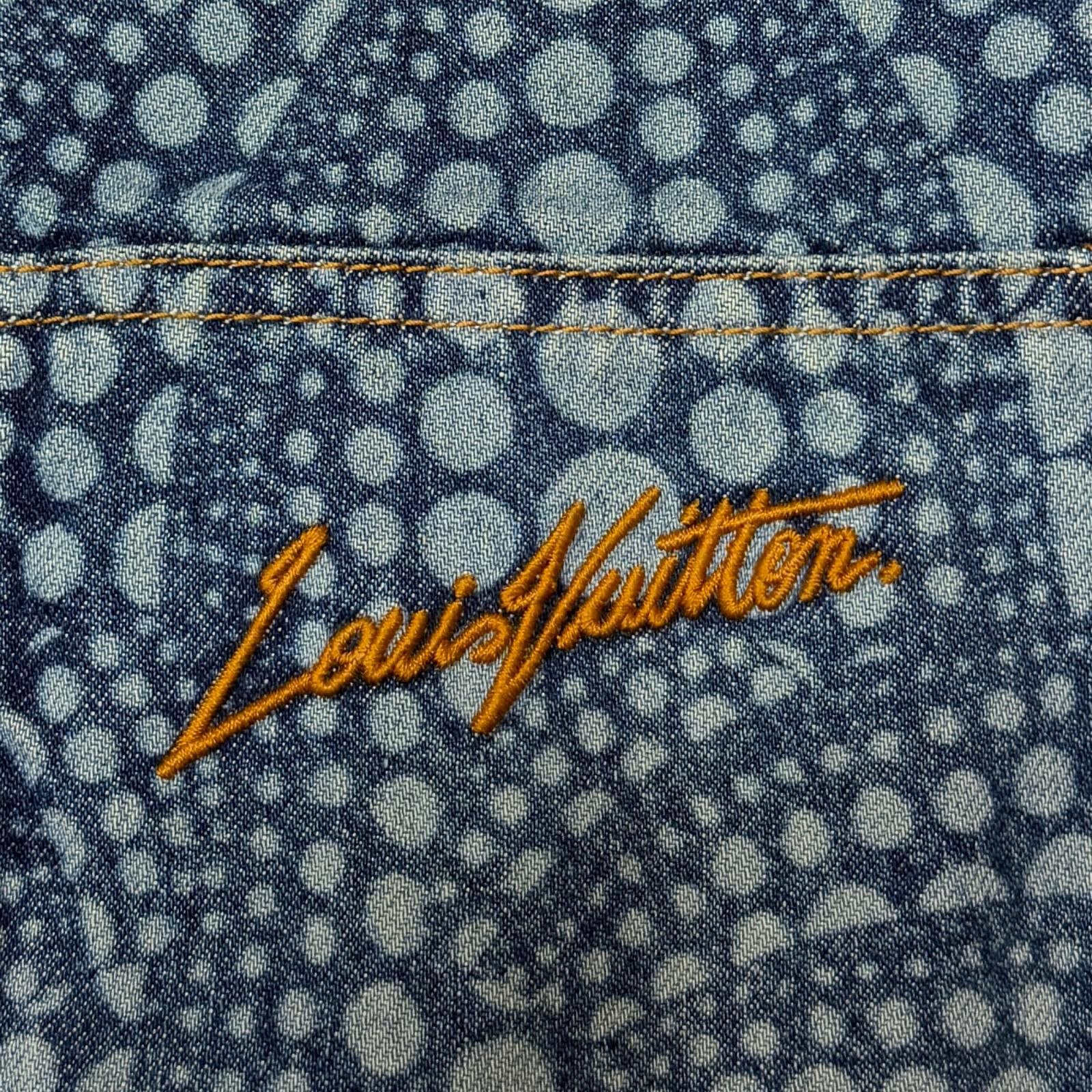 国内正規 未使用 LOUIS VUITTON YK Zipup Denim Bluzon Dot ジップ