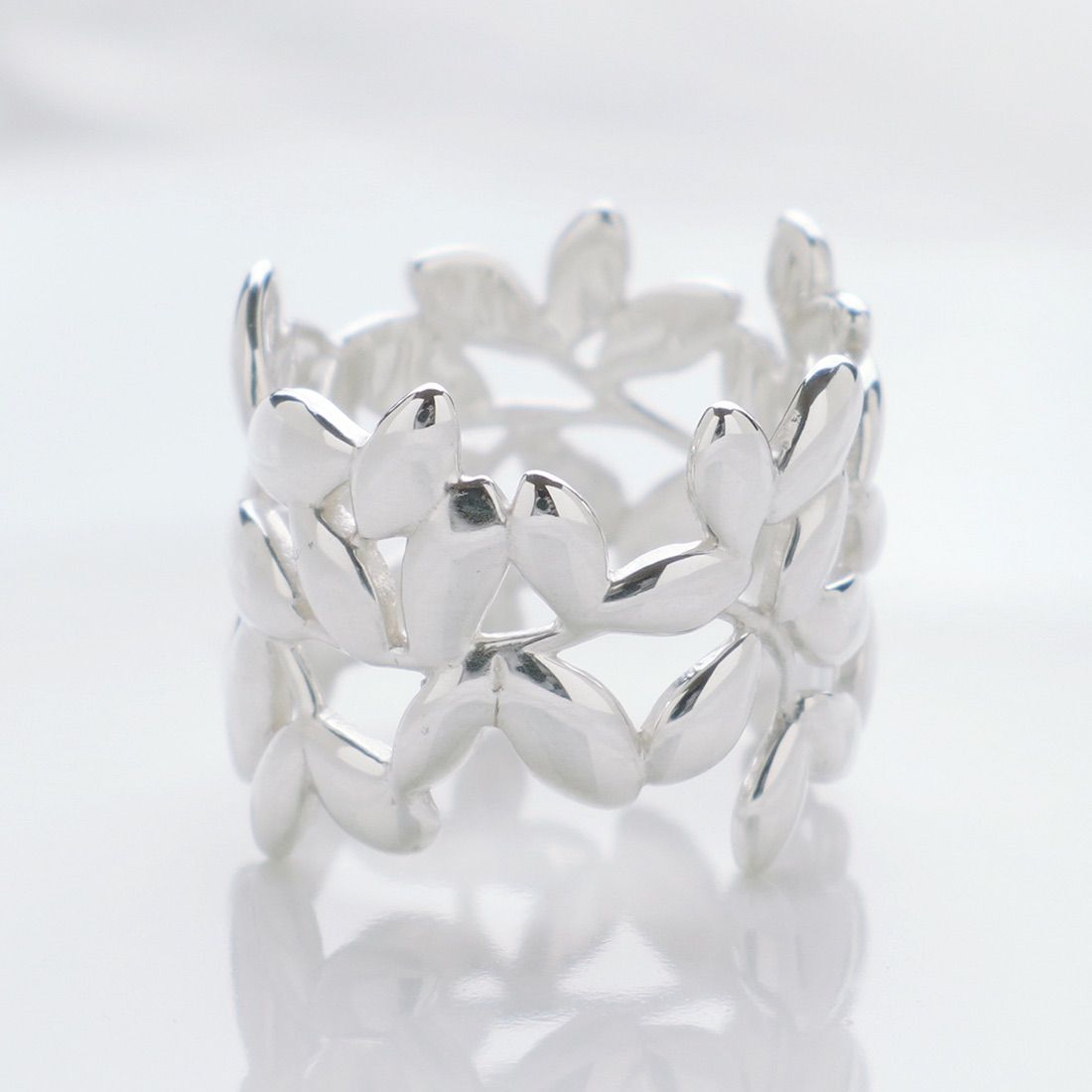 ティファニー オリーブ リーフ 925 リング 8号 - c.2000s - メルカリ