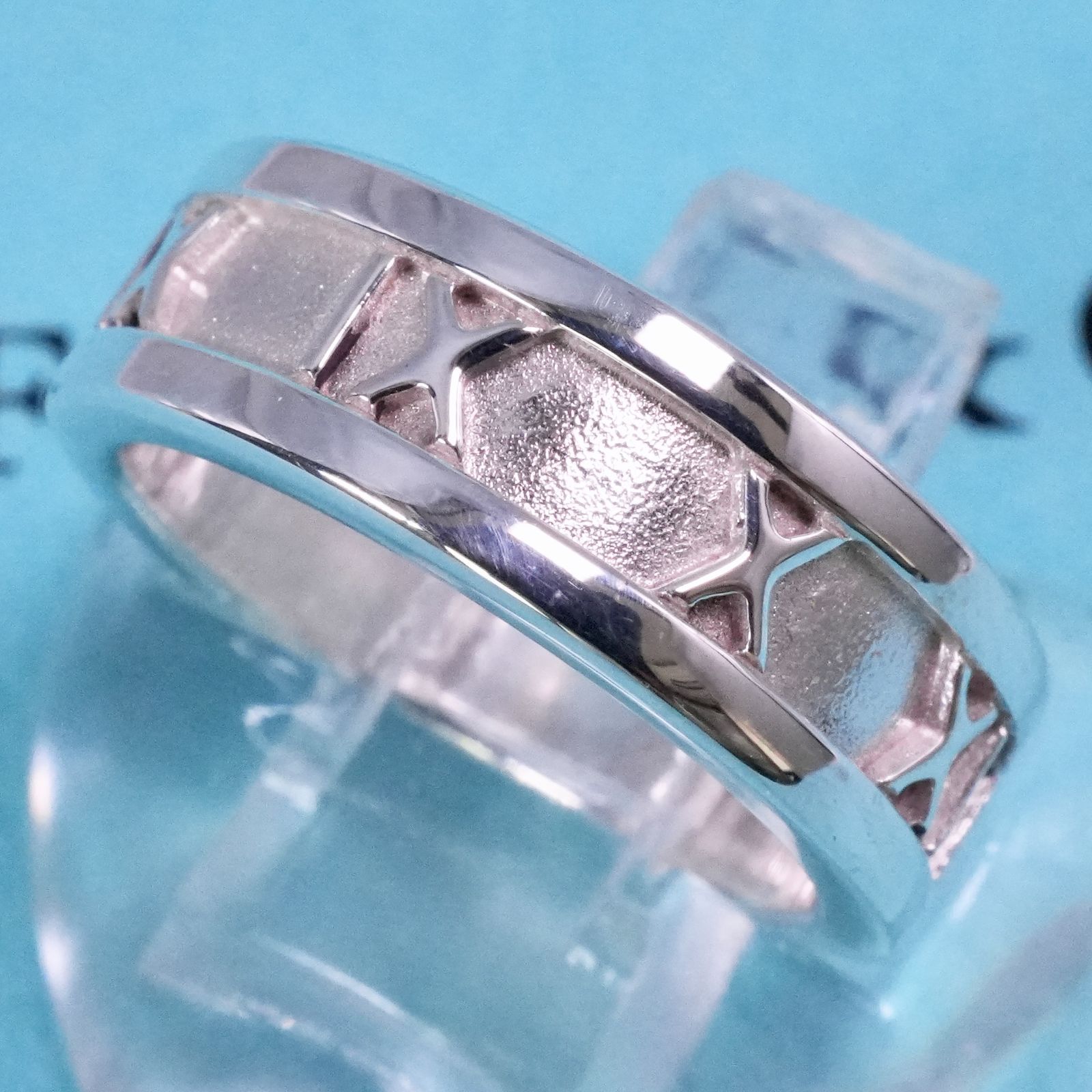 極美品9.5号 ティファニー アトラス リング オールドタイプ/25-1944S