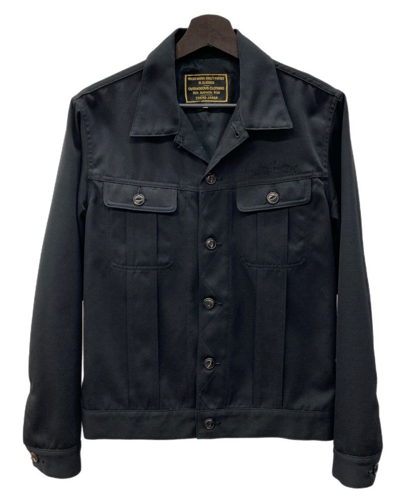 WACKO MARIA Mサイズ 黒い長袖シャツ WACKO MARIA 長袖シャツ 黒