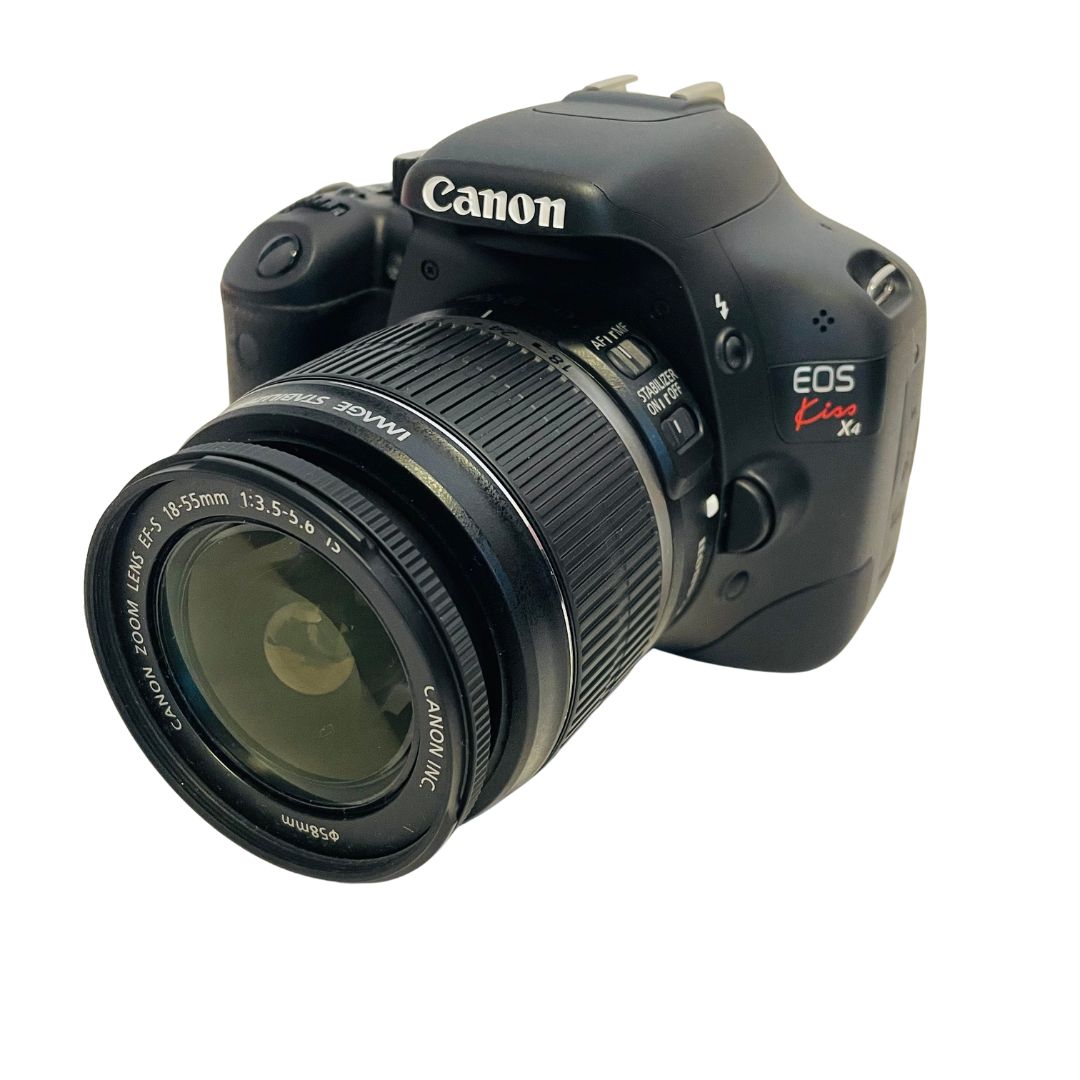 CANON キャノン KISS X4 一眼レフカメラ EF-S 18-55 IS KIT＆ケース