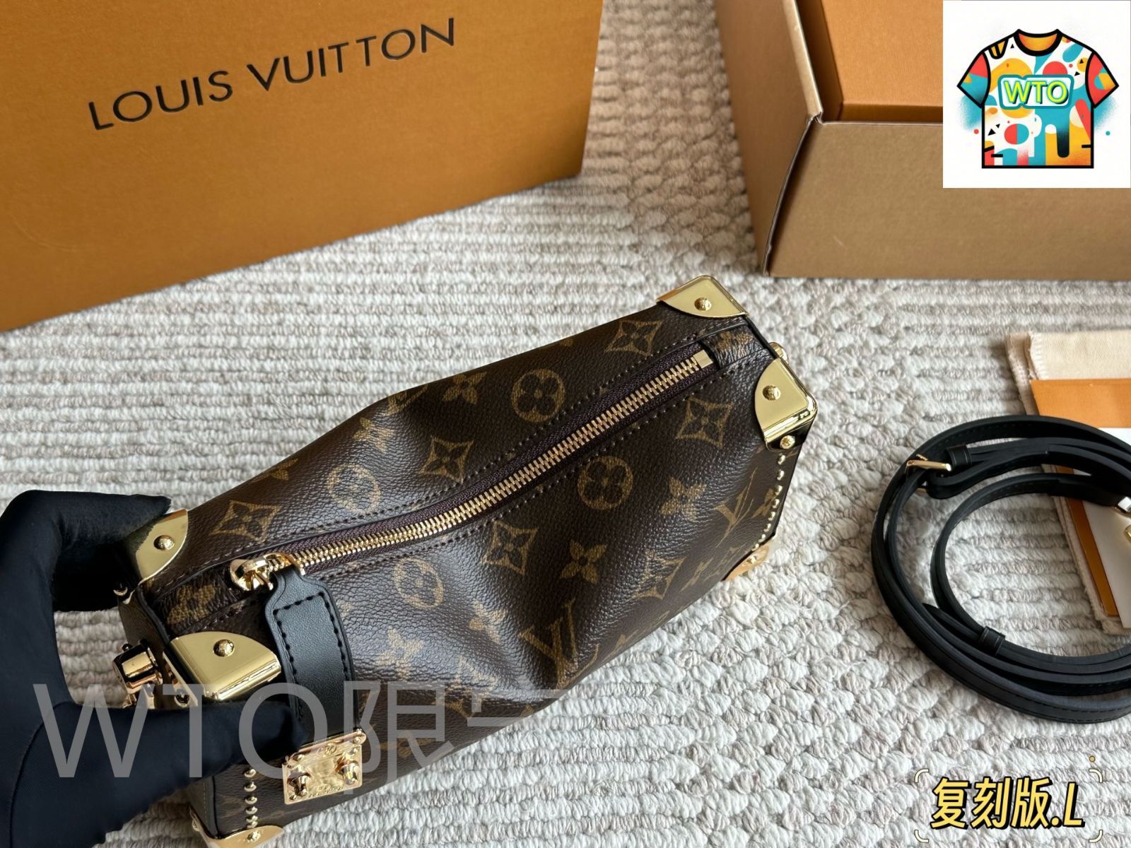 今日特価】LV ルイ・ヴィトン サイドトランク コレクション 柔軟な
