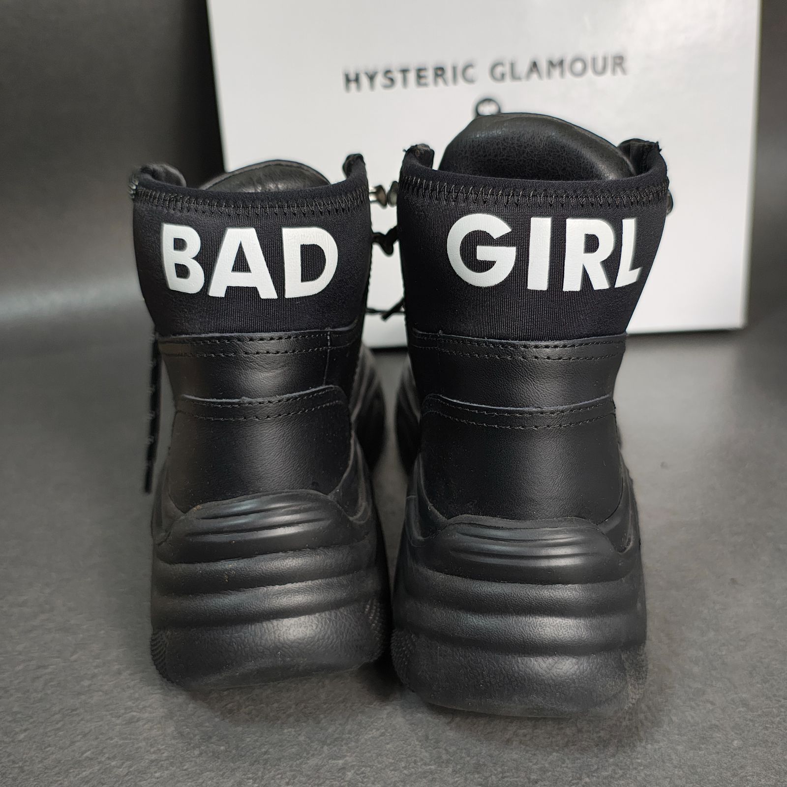 HYSTERIC GLAMOUR 24cm 厚底 スニーカーブーツ スニーカー ブーツ 箱