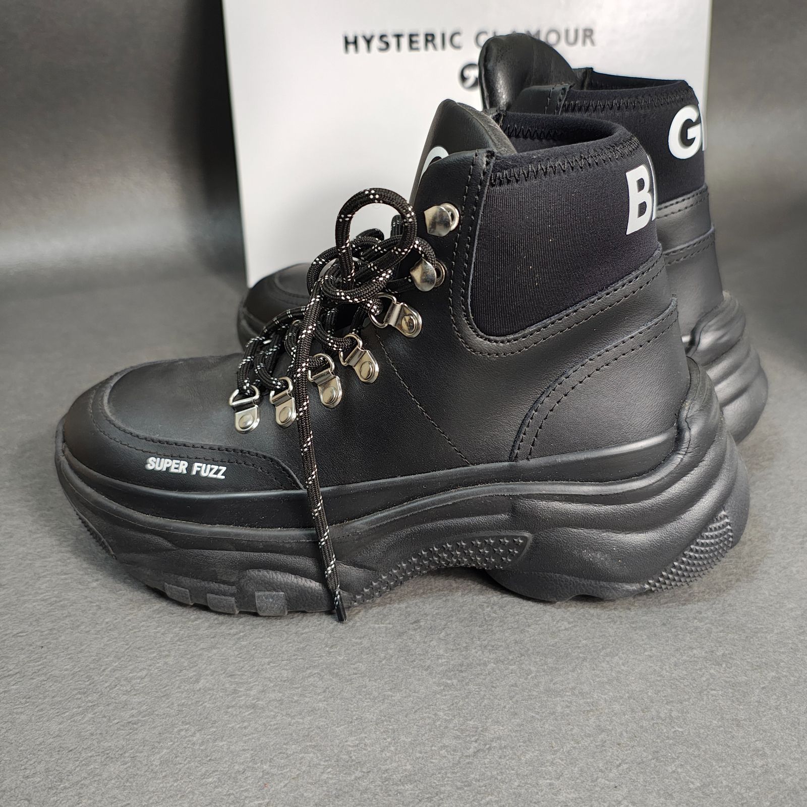 HYSTERIC GLAMOUR 24cm 厚底 スニーカーブーツ スニーカー ブーツ 箱