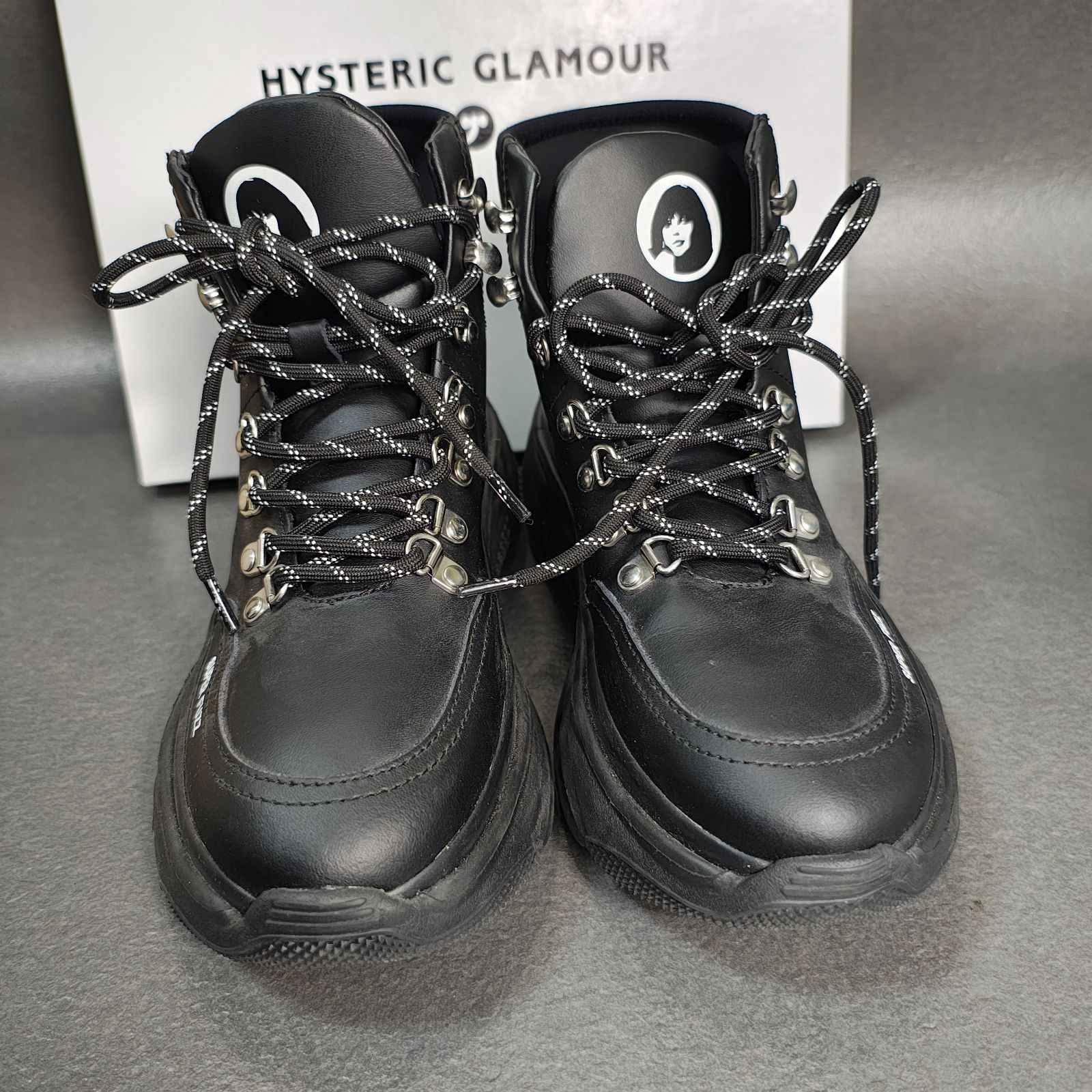 HYSTERIC GLAMOUR 24cm 厚底 スニーカーブーツ スニーカー ブーツ 箱
