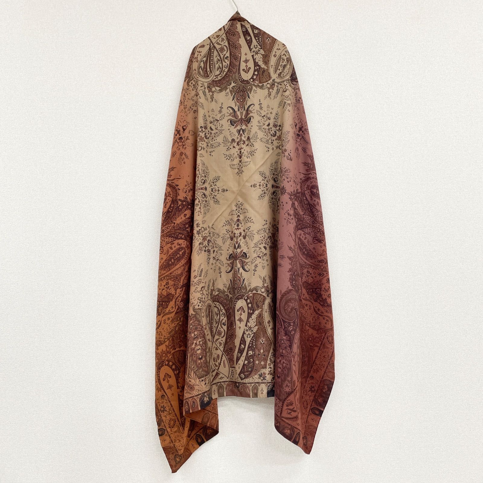 ETRO エトロ 大判ストール ショール ペイズリー柄 グラデーション