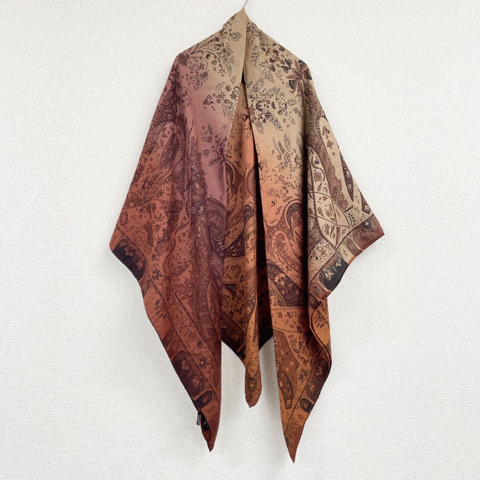 ETRO エトロ 大判ストール ショール ペイズリー柄 グラデーション