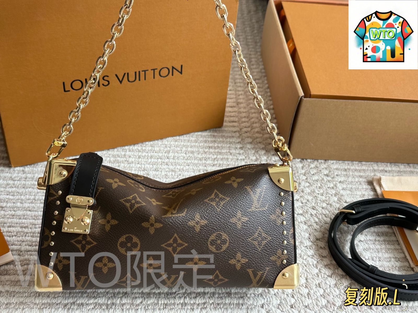 今日特価】LV ルイ・ヴィトン サイドトランク コレクション 柔軟な