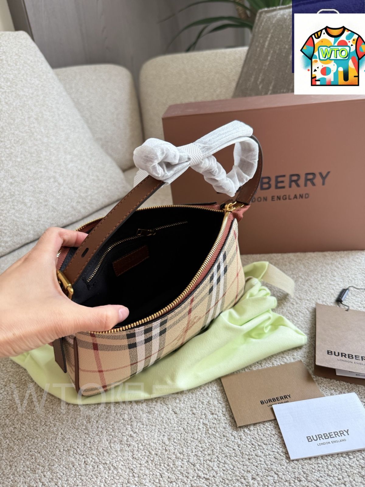 極美品　BURBERRY ヴィンテージ　モノグラム　バッグパック バーバリー BURBERRY バッグ ミニボストン 2WAY ショルダーバッグ