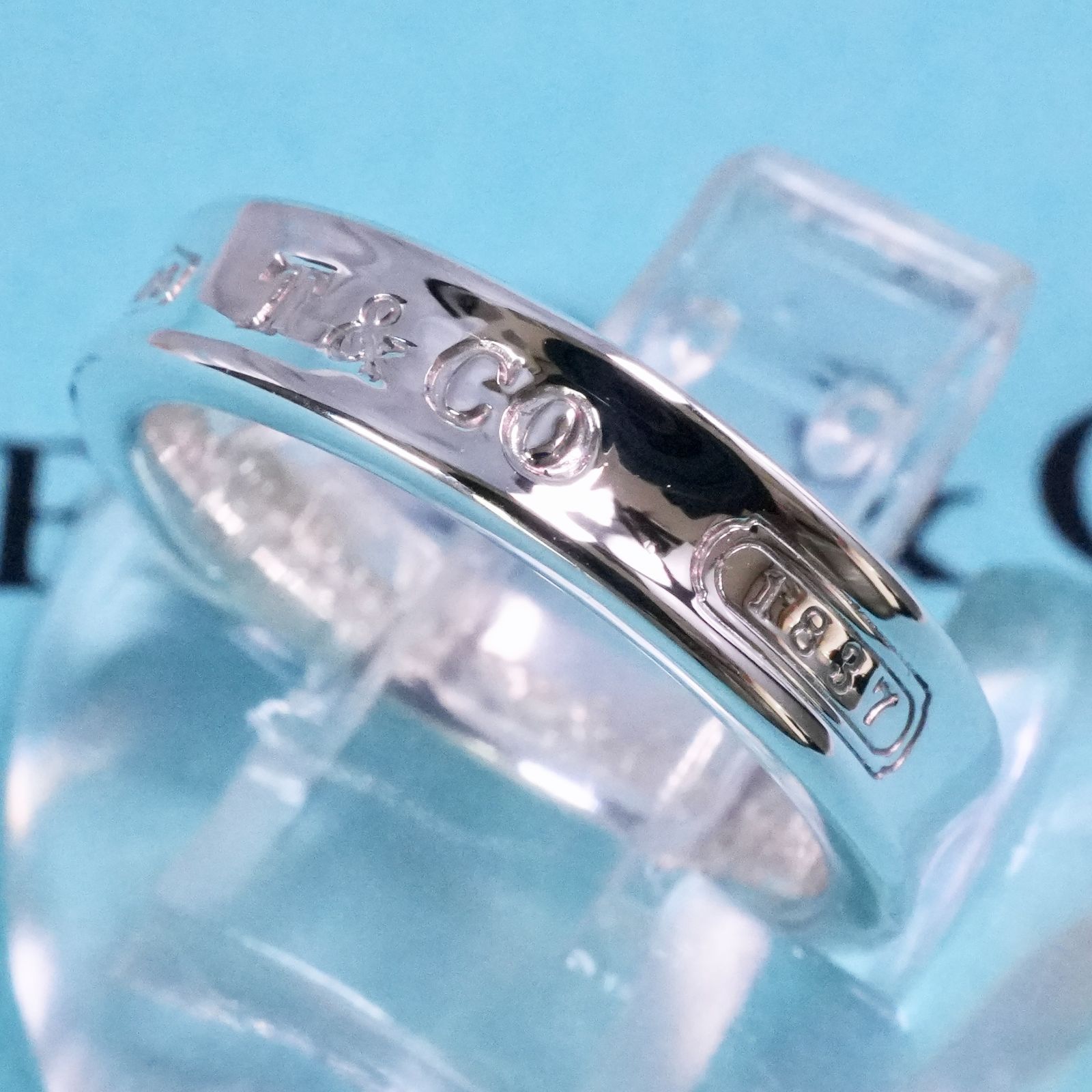 極美品6.5号 ティファニー 1837 ナロー スリム リング/25-1991S - メルカリ