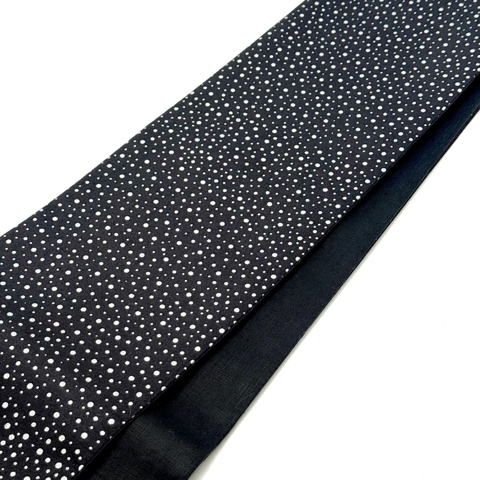 伊勢型紙　手染め　半幅帯　幾何学模様　形梅　石塚染工　「石塚久美子」　6550 伊勢型紙 手染め 半幅帯 幾何学模様 形梅 石塚染工 「石塚久美子