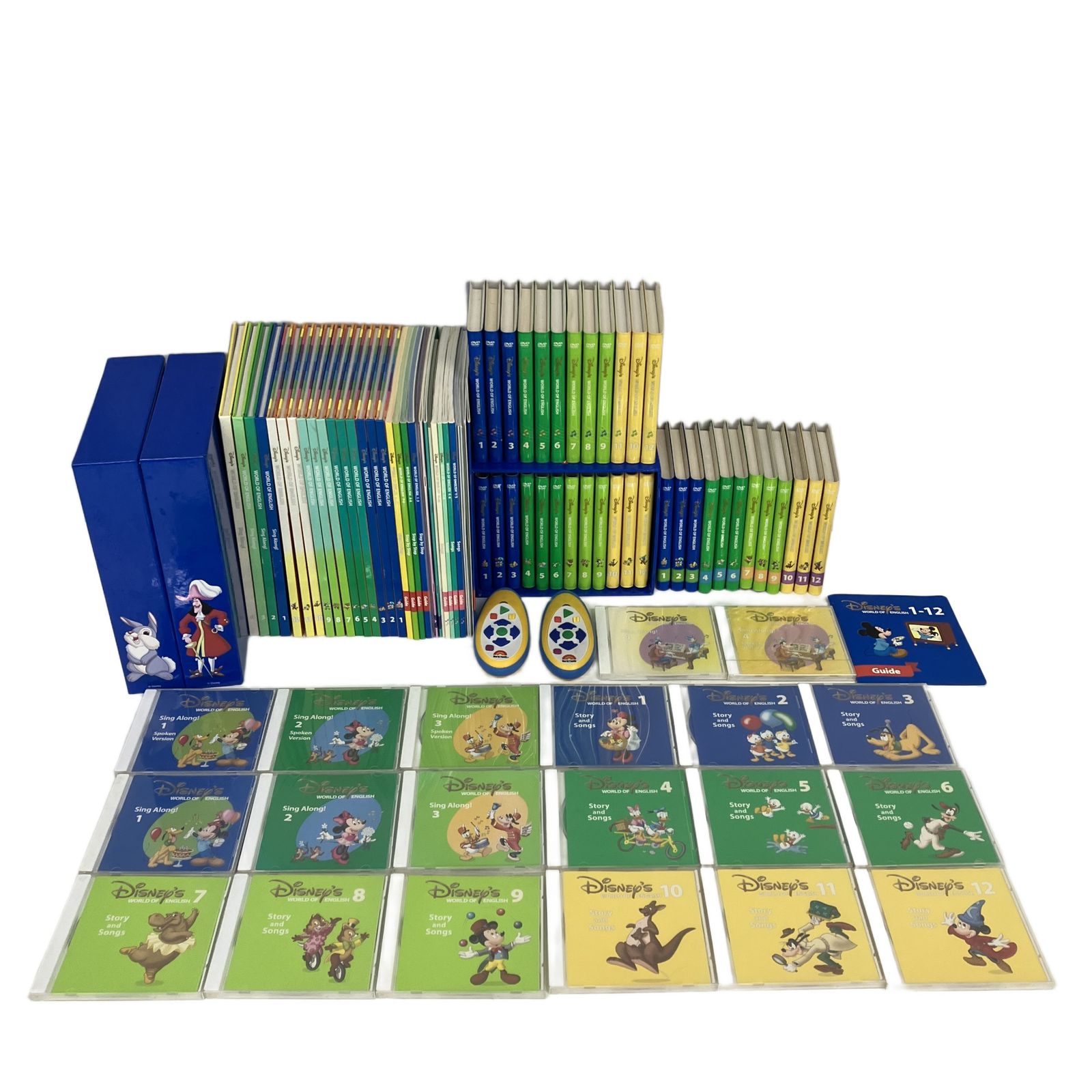 中古　DWE ディズニー英語システム メインプログラムなど DWE ディズニー英語システム メインプログラム シングアロング セット