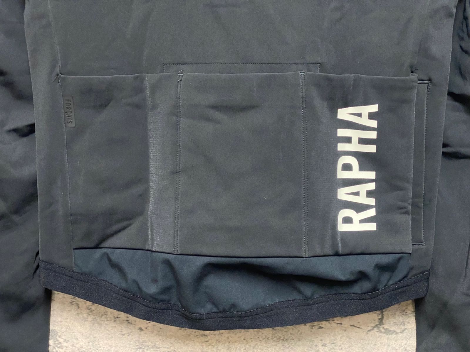 JP161 ラファ Rapha PRO TEAM TRAINING JACKET 長袖 サイクルジャケット 黒 M 裏起毛 ※起毛,