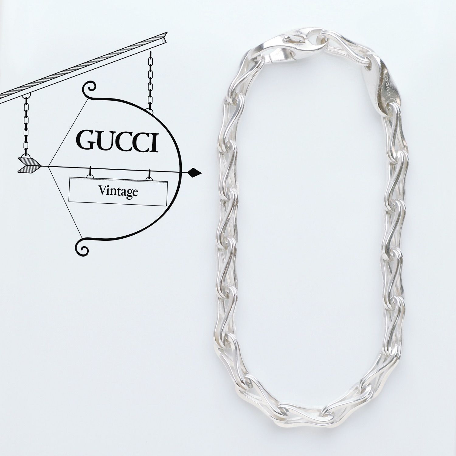 komori様 GUCCI グッチ トムフォード期 925 ヴィンテージ メンズ 