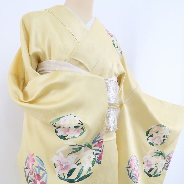 ❁tomihisa❁新品 十日町友禅 阿部佳雪 落款 お仕立て上がり品