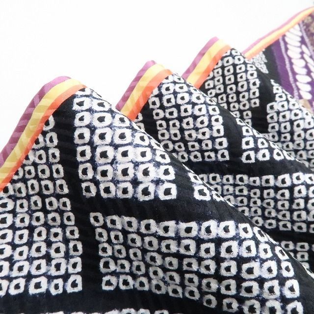 美品 やまと誂製 桂由美 落款 刺繍 絞り 着物 正絹 成人式 振袖 4584 ❁tomihisa❁美品 やまと誂製 桂由美 落款 刺繍 絞り 着物 正絹 成人式