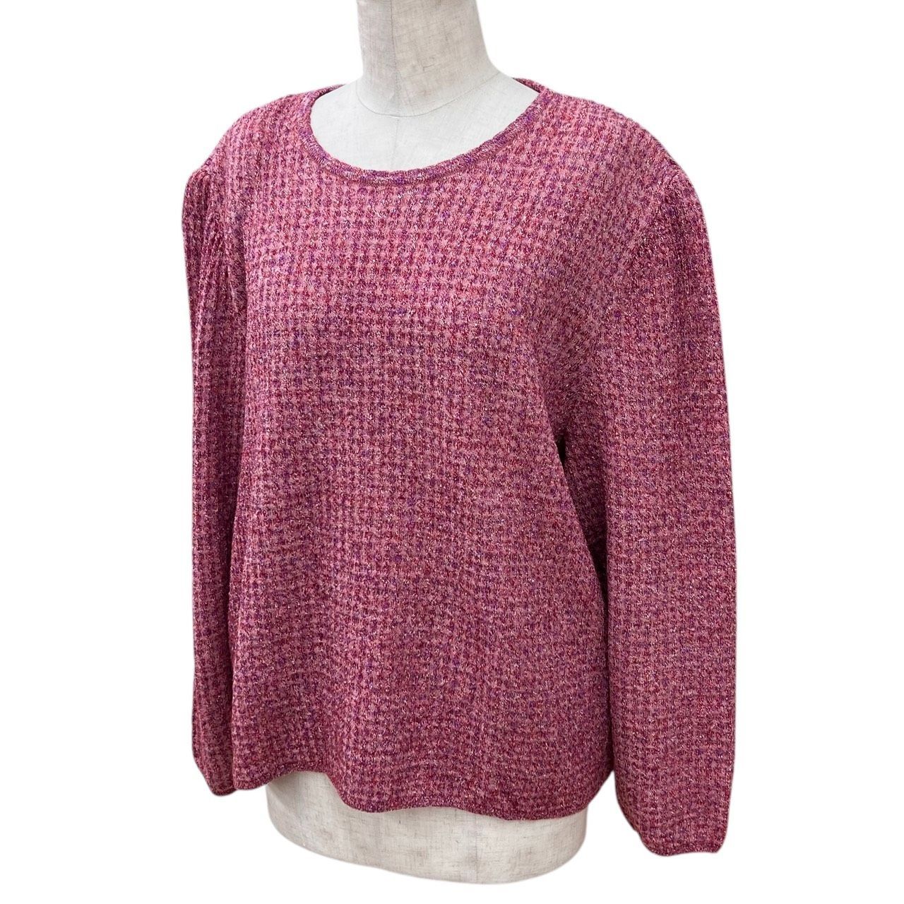 Leilian　レリアン　半袖Tシャツ　サイズ13プラス　ピンク Leilian レリアン 半袖Tシャツ サイズ13プラス ピンク Leilian