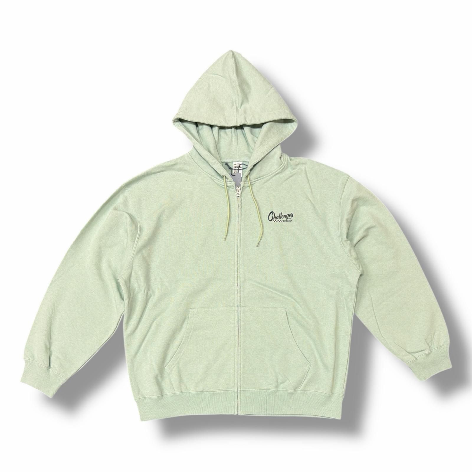 未使用 CHALLENGER CHECKER ZIP HOODIE チェッカージップフーディー