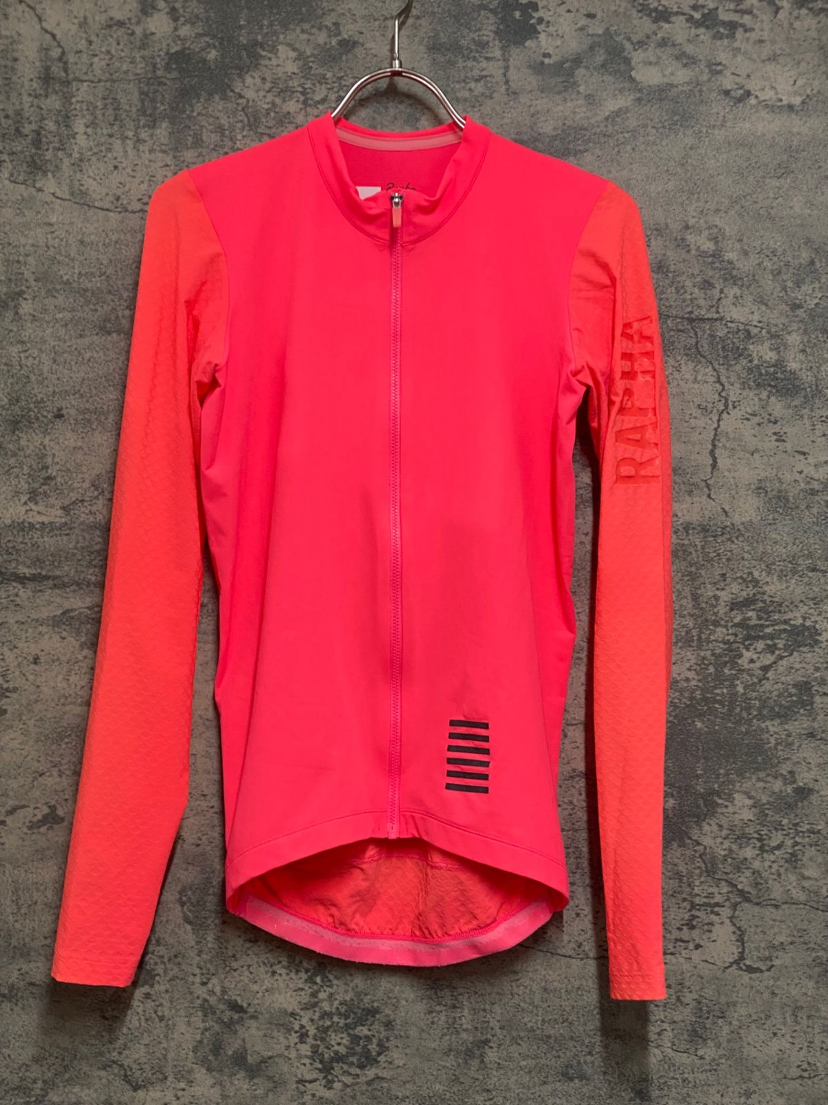 JP158 ラファ Rapha LS AERO JERSEY 長袖 サイクルジャージ ピンク M