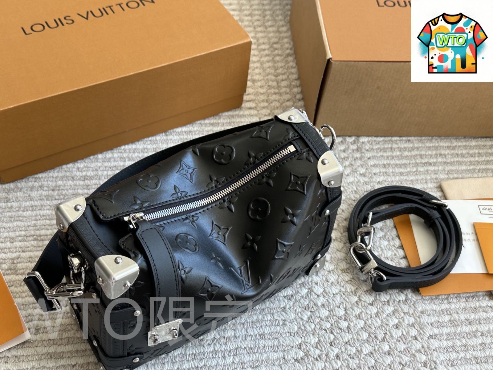 今日特価】Louis Vuitton ルイヴィトン サイドトランク リプリカ版