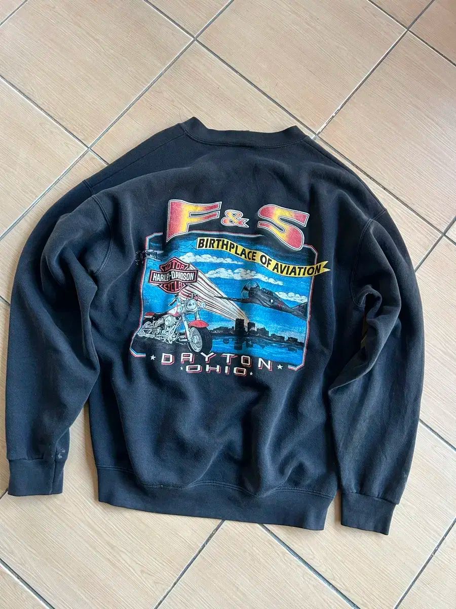 90s USA ハーレーダビッドソン スウェットシャツ