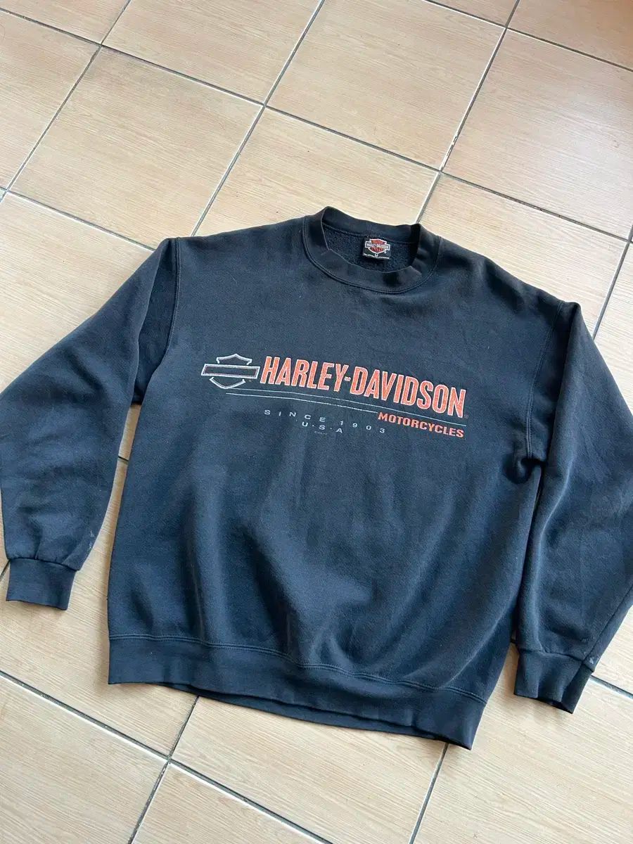 90s USA ハーレーダビッドソン スウェットシャツ