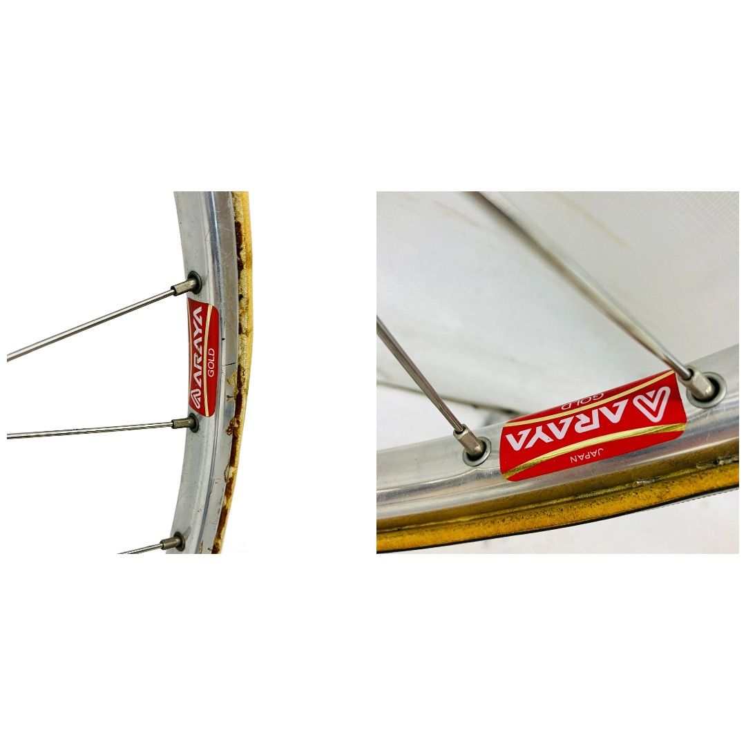ARAYA GOLD チューブラーリム SOYO RACING 27インチタイヤ SUZUE