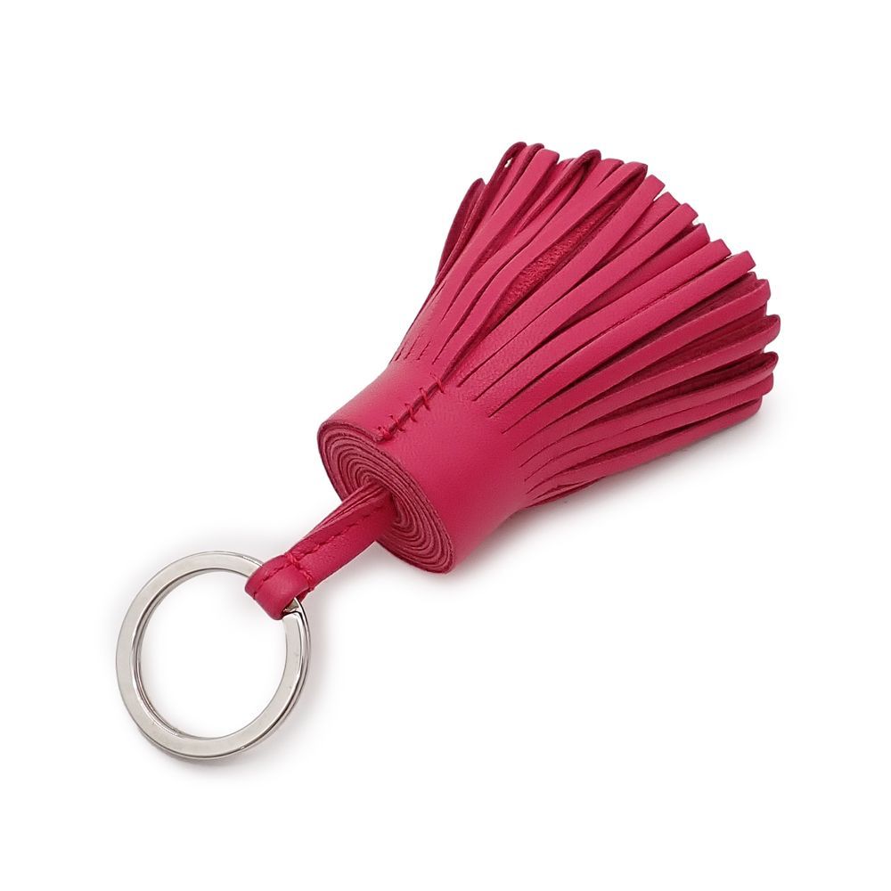 エルメス カルメン キーリング チャーム アニョーミロ ラム タッセル