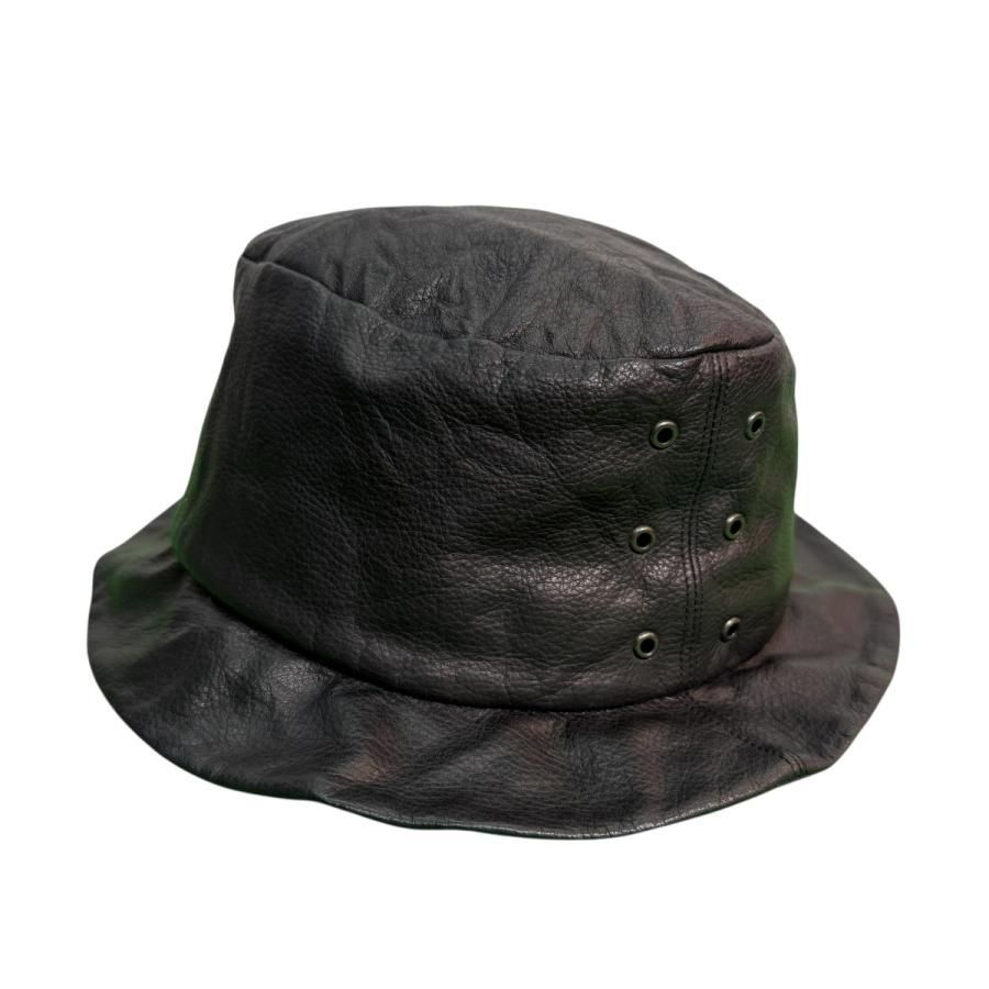 DEVOA レザーハット 即完売 サイズ【1】デヴォア DEVOA レザー バケットハット
